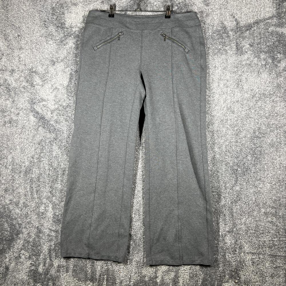 Athleta Pants Womens XL Gray Sweatpants Elastic Waist Pockets Relaxed Casual